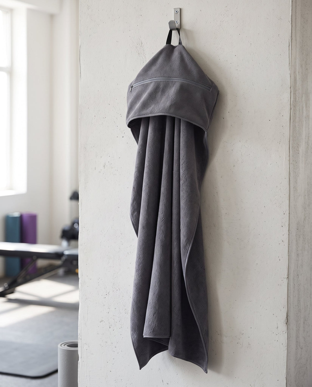TOWARO Gym Towel mit Haube und Tasche
