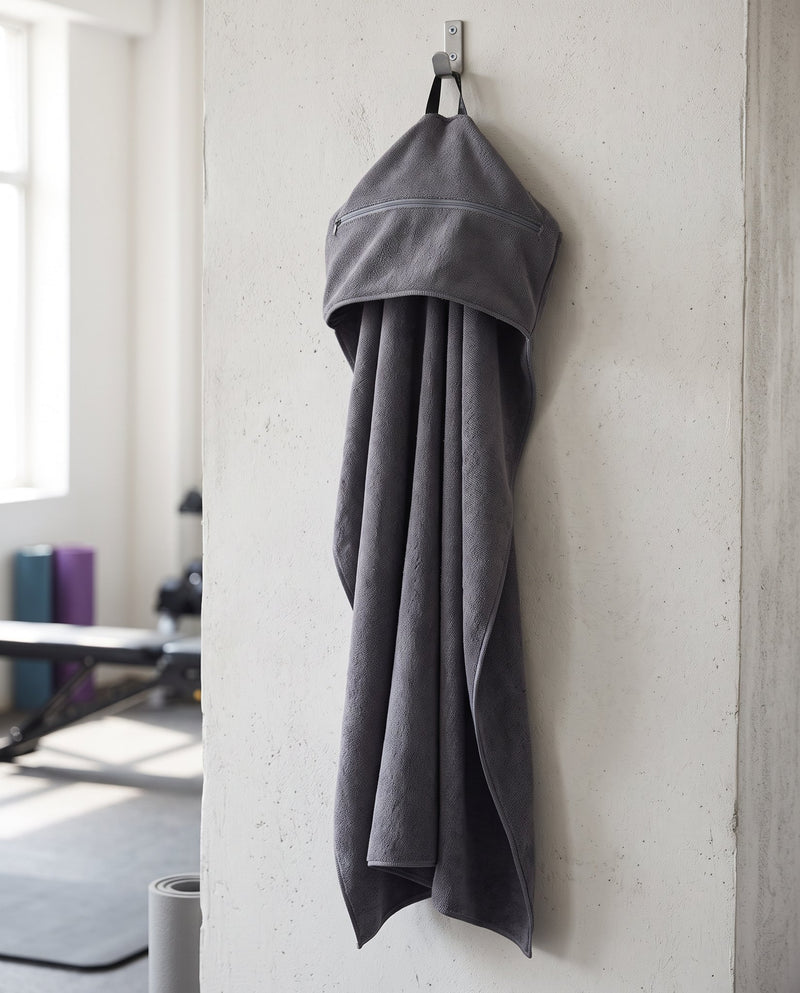 TOWARO Gym Towel mit Haube und Tasche